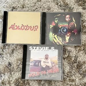 Lot Of 3 Reggae CDS Bob Marley The Wailers Ziggy Marley Stevie S Hold Ya Head !